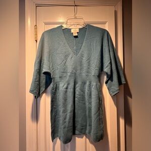 Women’s NEIMEN MARCUS Blue Cashmere Sweater sz M